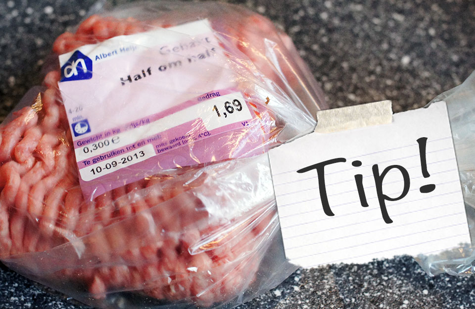 Tip: Vlees Invriezen En Onthouden Hoe Lang Het Goed Blijft - Gewoon Wat Een  Studentje 'S Avonds Eet