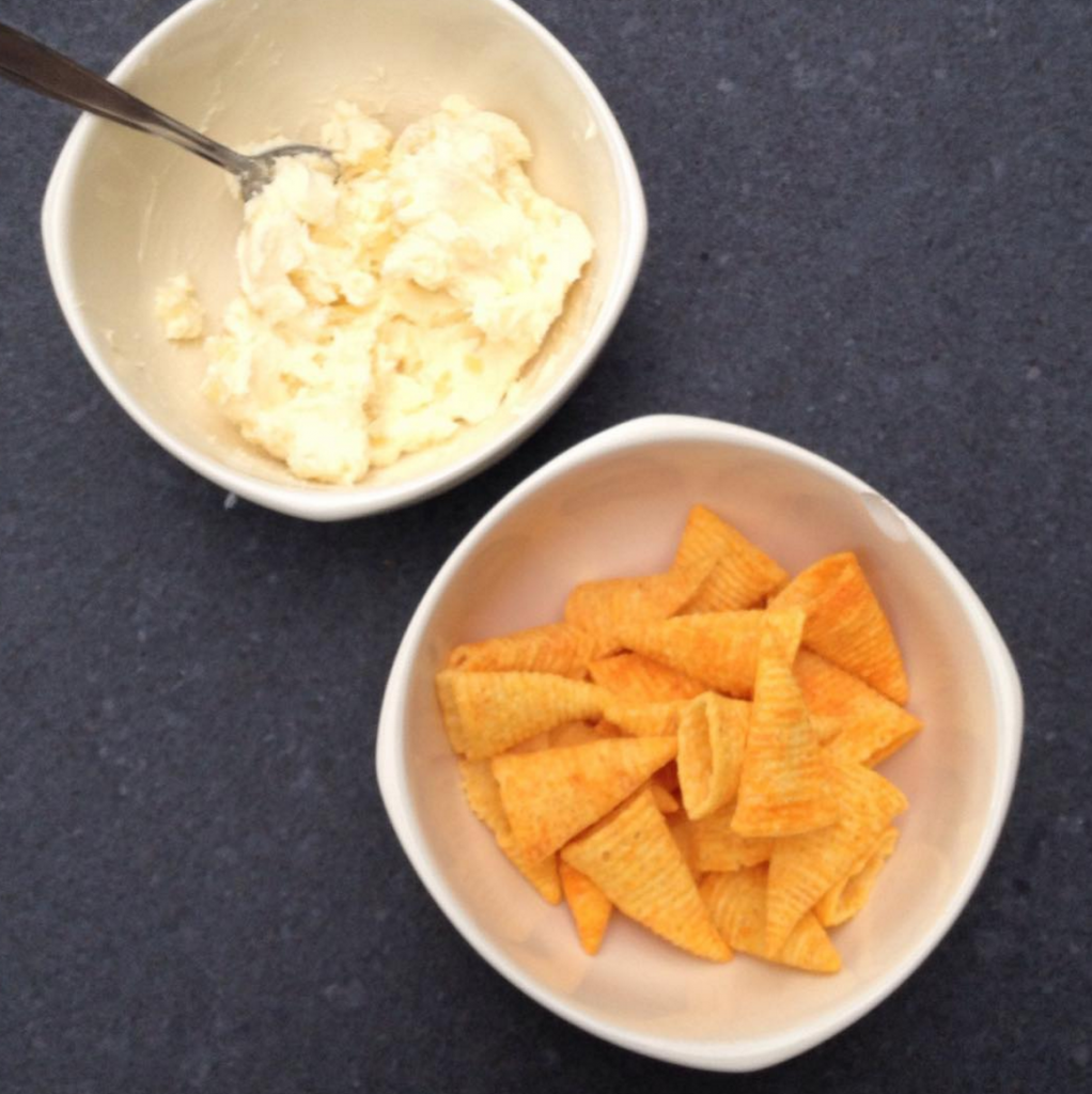 6 toffe vultips voor je Bugles Gewoon wat een studentje 's avonds eet