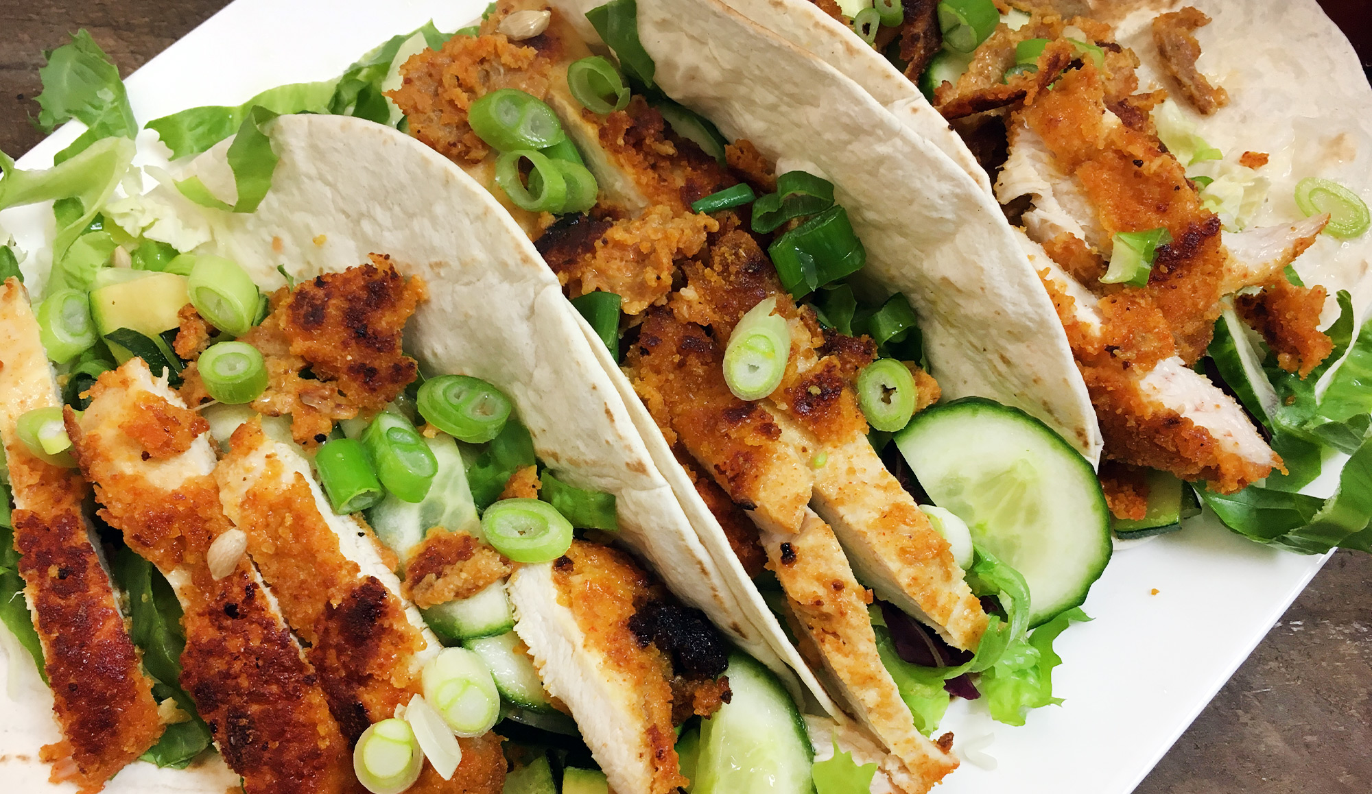 Wraps met schnitzel en citroen Gewoon wat een studentje 's avonds eet