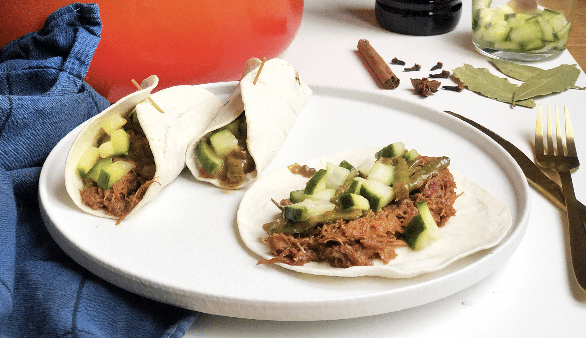 Recept Indo Pulled Chicken met Sajoerboontjes