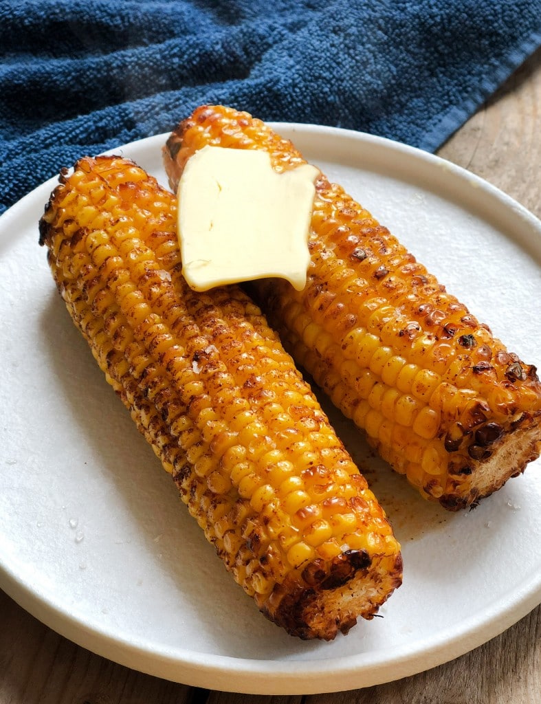 Maiskolf uit de Airfryer Gewoon wat een studentje 's avonds