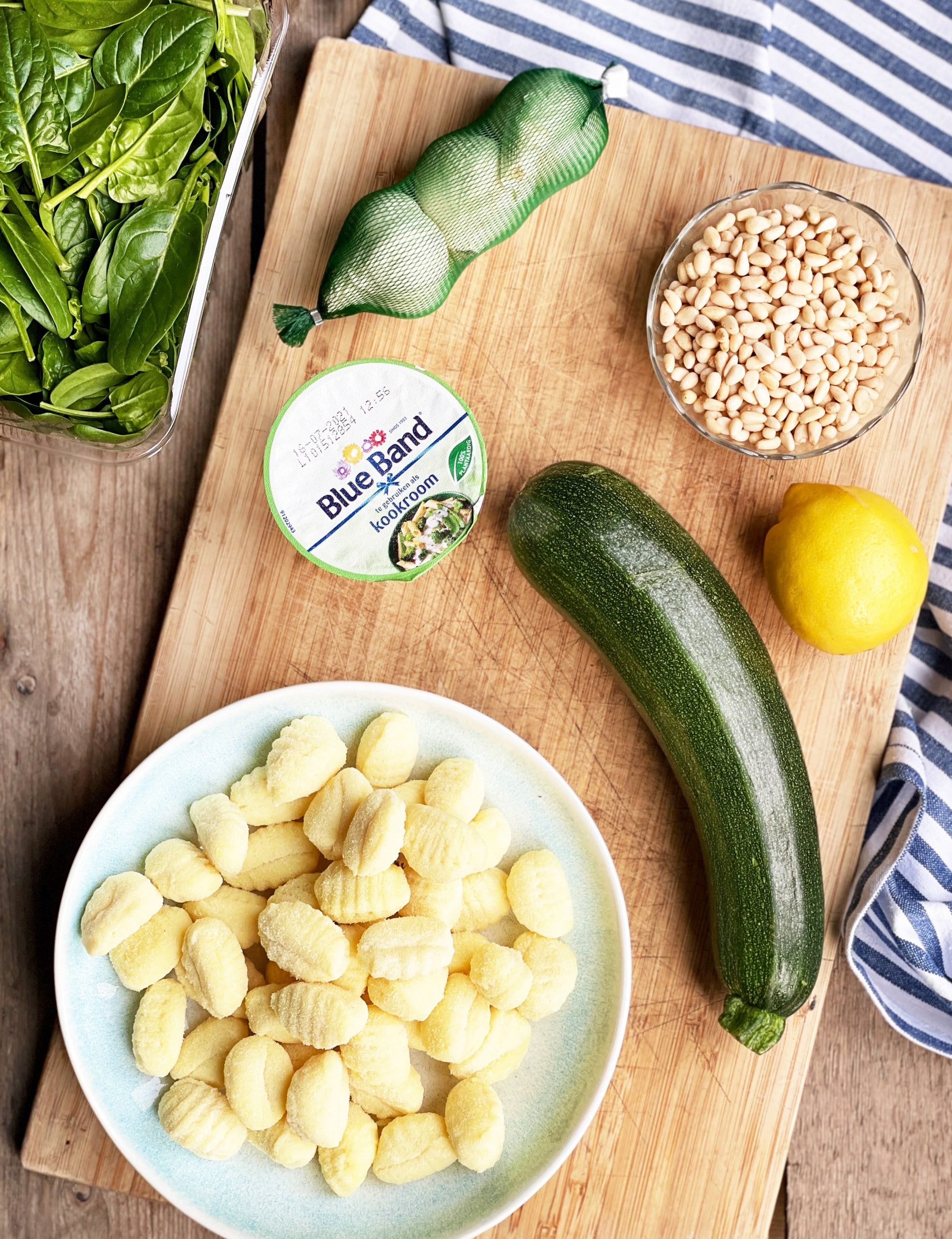 Gnocchi Met Vegan Roomsaus Courgette Citroen En Spinazie Gewoon Wat Een Studentje S Avonds Eet