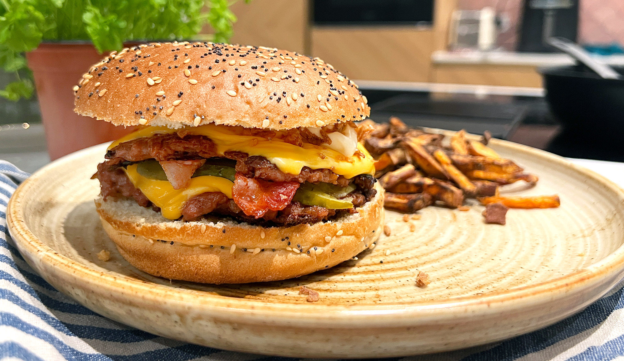 Heerlijk Bel terug Barmhartig Smashburger recept met bacon en cheddar - Gewoon wat een...