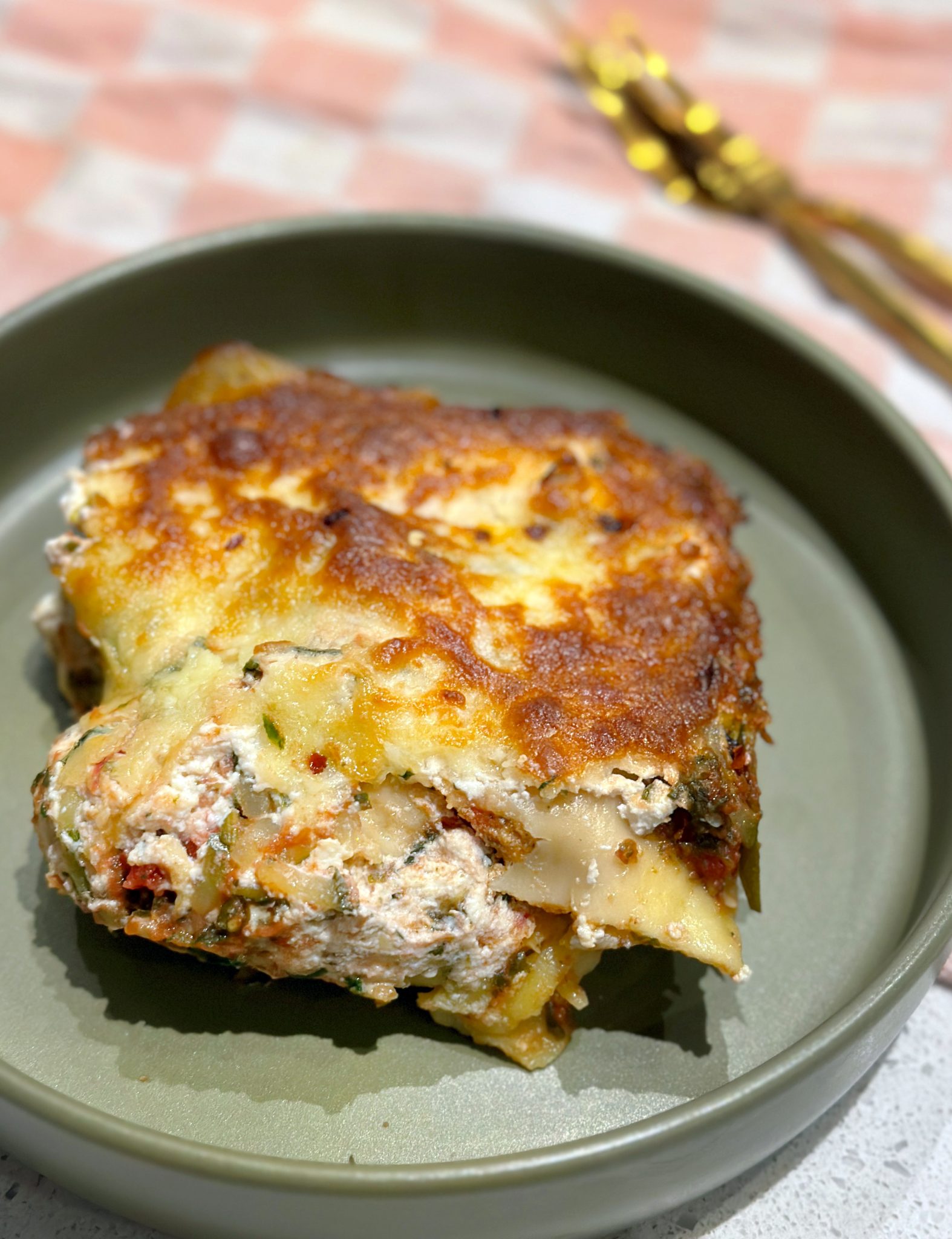 Ravioli lasagne met ricotta en mozzarella Gewoon wat ee...