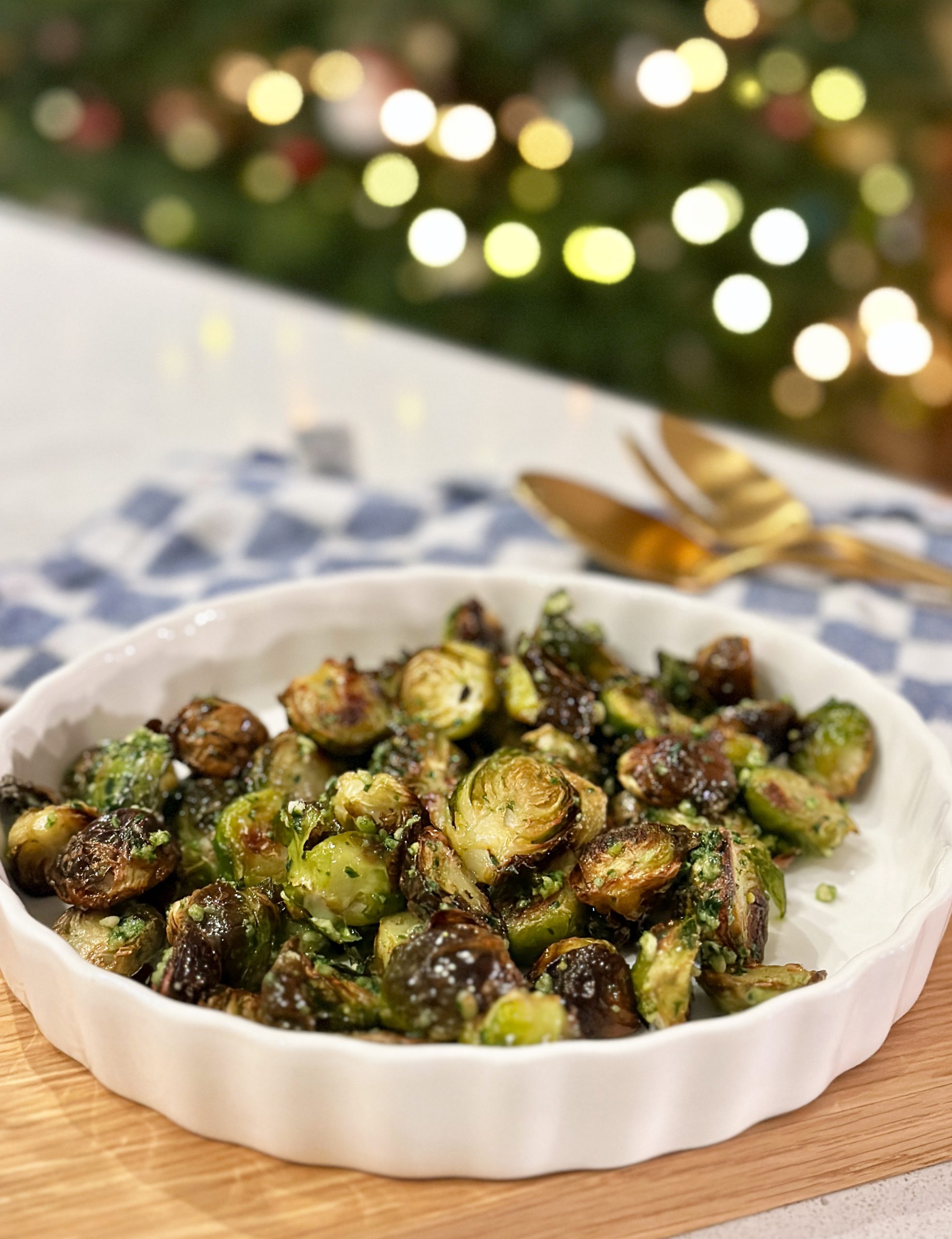 Spruitjes met pesto
