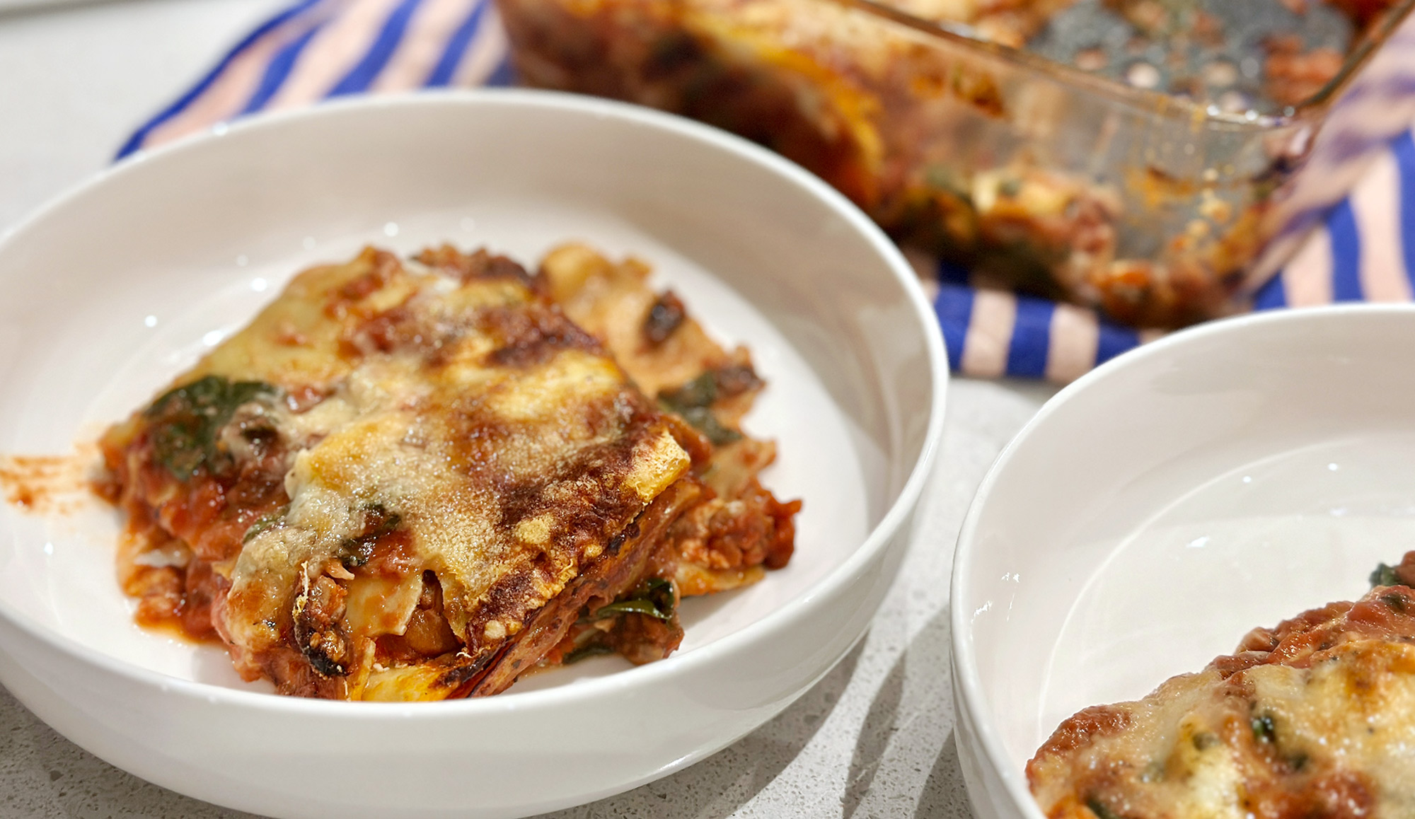 Lasagne met aubergine en kaas - Gewoon wat een student...